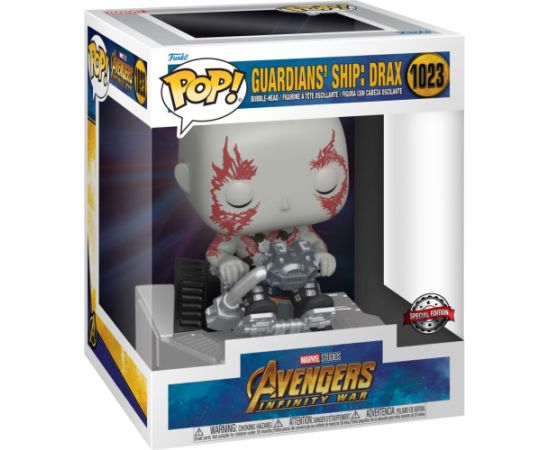 Funko Pop! Marvel Deluxe: Avengers Infinity War - Guardians Ship: Drax (Special Edition) #1023 Bobble-Head Vinyl Figure