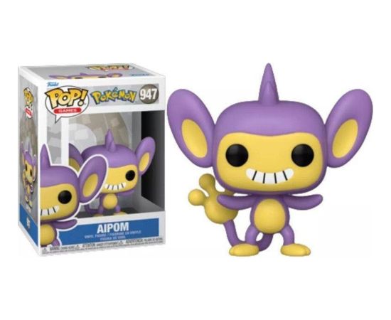 Funko Pop! Games: Pokemon - Aipom Capumain Griffel #947 Vinyl Figure