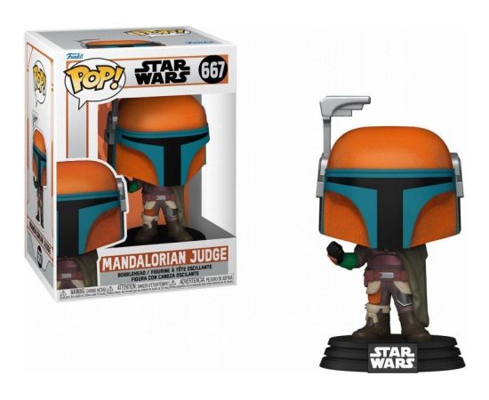 Funko Pop! Disney Star Wars: The Mandalorian - Mandalorian Judge #667 Bobble-Head Vinyl Figure