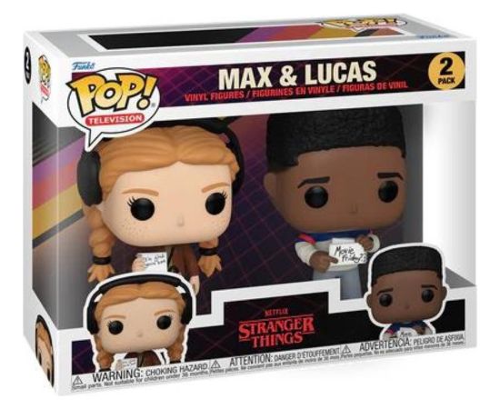 Funko Pop! 2-Pack Television: Stranger Things - Max  Lucas Vinyl Figures