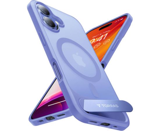 Torras Pstand Series Case for iPhone 16 (Blue)