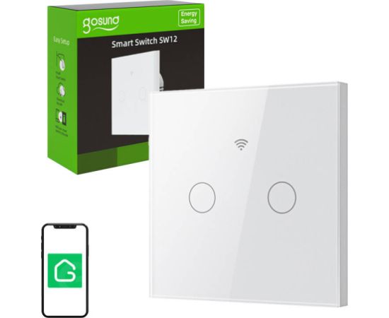 Smart Touch WiFi Light Switch Gosund SLS2 (Optional N, Dual)