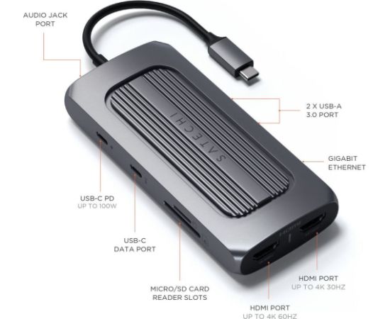 Satechi Multiport MX USB-C (ST-UCMXAM)