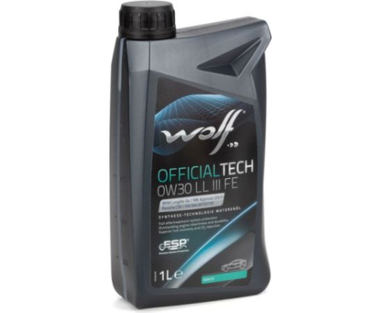 WOLF OFFICIALTECH 0W30 LL III FE 1L