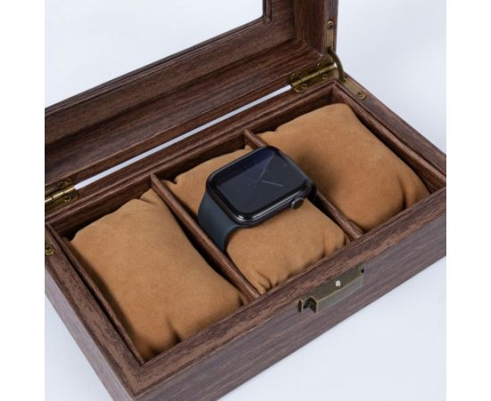 Watch box SEZANE 20.5x12x8.5cm, brown