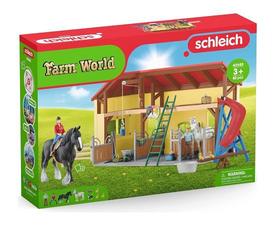 Schleich Farm World horse stable, play figure