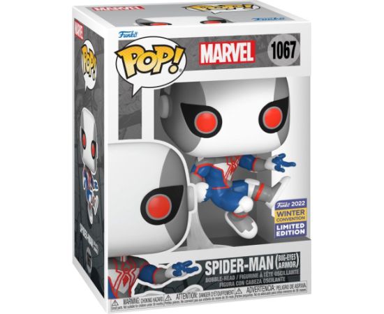 Funko Pop! Marvel Comics - Spider-Man (Bug-Eyes Armor) (Convention Limited Edition) #1067 Bobble-Head Vinyl Figure