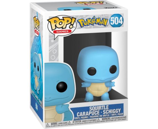 Funko Pop! Games: Pokemon - Squirtle Carapuce - Schiggy #504 Vinyl Figure