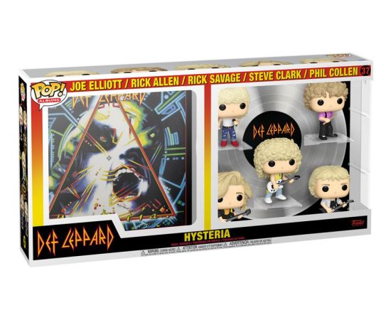 Funko Pop! Deluxe Albums: Def Leppard - Joe Elliott, Rick Allen, Rick Savage, Steve Clark  Phil Collen (Hysteria Tour 1987) (Special Edition) #37 Vinyl Figure