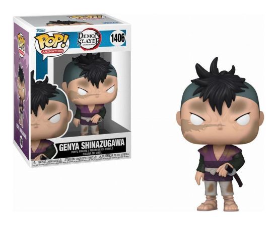 Funko Pop! Animation: Demon Slayer Kimetsu no Yaiba - Genya Shinazugawa #1406 Vinyl Figure