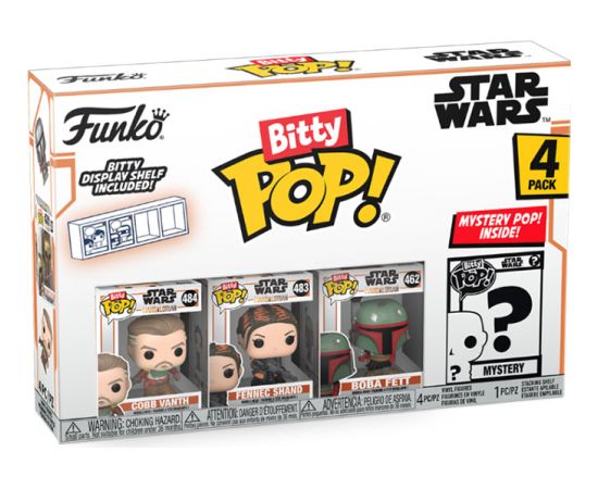 Funko Bitty Pop! 4-Pack Star Wars: The Mandalorian - Cobb Vanth Vinyl Figures