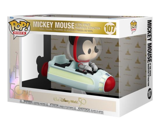 Funko POP! Rides: Walt Disney World 50 - Mickey Mouse at the Space Mountain Attraction #107 Vinyl Figure