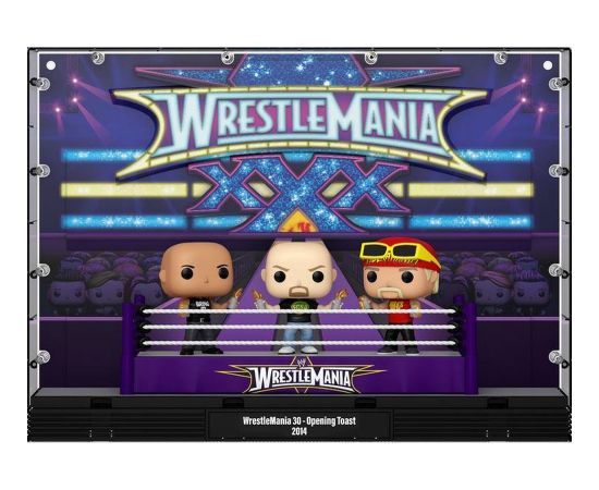 Funko Pop! Moment Deluxe: WWE - Wrestlemania 30 Opening Toast The Rock/ Stone Cold Steve Austin/ Hulk Hogan #05 Vinyl Figure