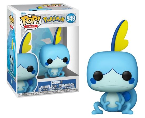 Funko Pop! Games: Pokemon - Sobble Larmeleon Memmeleon #949 Vinyl Figure