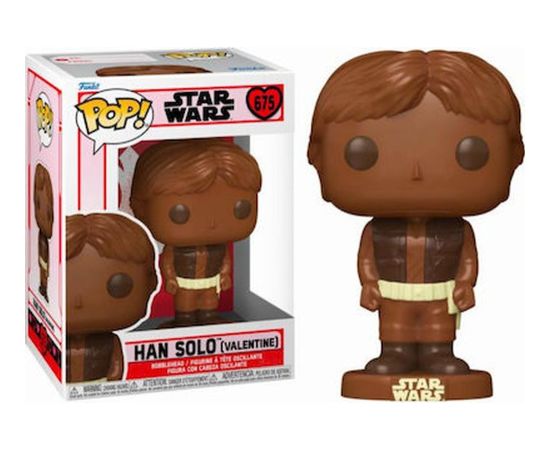 Funko Pop! Disney: Star Wars Valentines Day 2024 - Han Solo (Valentine Chocolate) #675 Bobble-Head Vinyl Figure