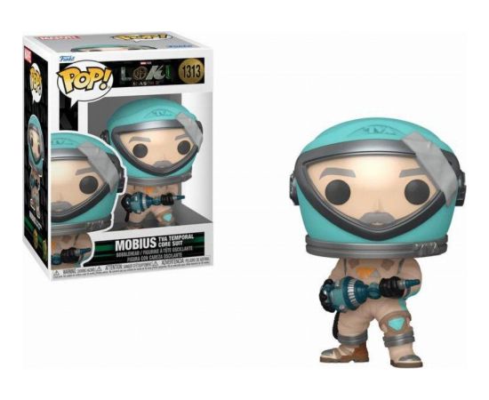 Funko Pop! Marvel: Loki Season 2 - Mobius (TVA Temporal Core Suit) #1313 Bobble-Head Vinyl Figure