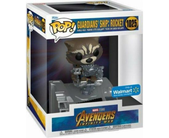 Funko Pop! Deluxe: Marvel Avengers Infinity War - Guardians Ship: Rocket (Special Edition) #1025 Bobble-Head Vinyl Figure