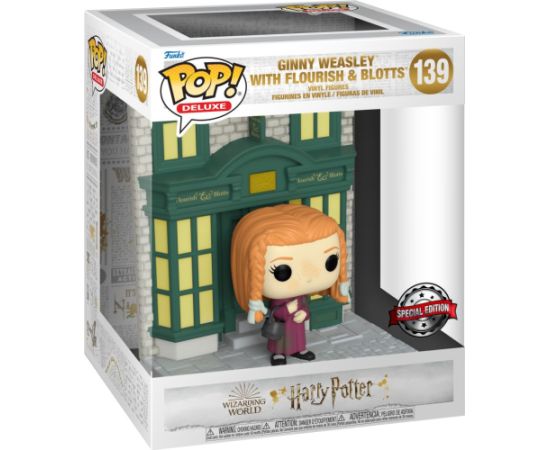 Funko Pop! Deluxe: Harry Potter - Ginny Weasley with Flourish  Blotts (Special Edition) #139 Vinyl Figure