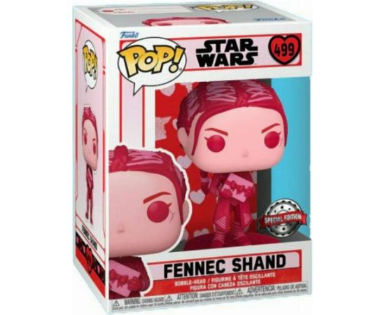 Funko Pop! Star Wars: Valentines S2 - Fennec Shand (Special Edition) #499 Bobble-Head Vinyl Figure