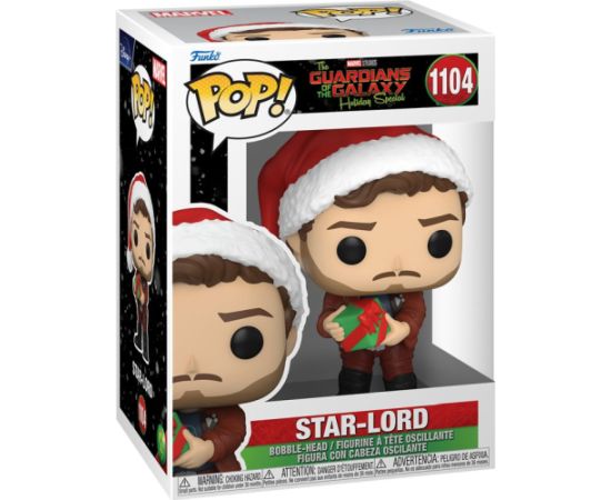 Funko Pop! Marvel: The Guardians of the Galaxy Holiday Special - Star-Lord #1104 Bobble-Head Vinyl Figure