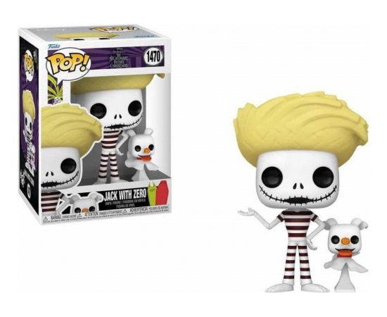 Funko Pop! Disney: The Nightmare Before Christmas - Jack with Zero (Beach) #1470 Vinyl Figure