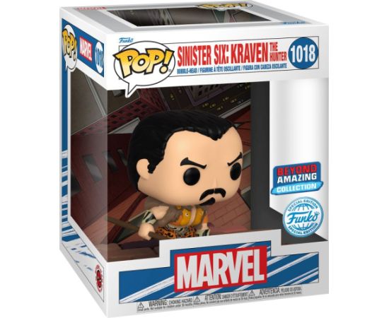 Funko Pop! Deluxe Marvel Comics: Beyond Amazing Collection - Sinister Six: Kraven The Hunter (Special Edition) #1018 Bobble-Head Vinyl Figure