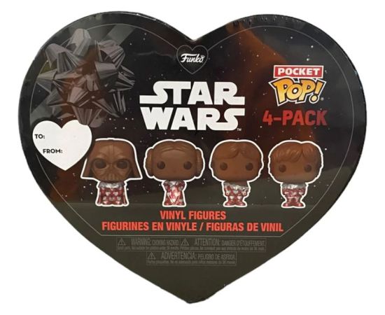 Funko Pocket Pop! 4-Pack: Disney Star Wars - Chocolate Valentines Box Vinyl Figures