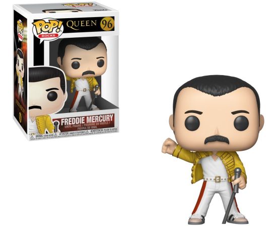 Funko Pop! Rocks: Queen - Freddie Mercury Wembley 1986 #96 Vinyl Figure