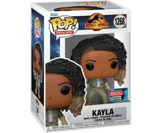 Funko Pop! Movies: Jurassic World Dominion - Kayla (2022 Fall Convention Limited Edition) #1268 Vinyl Figure