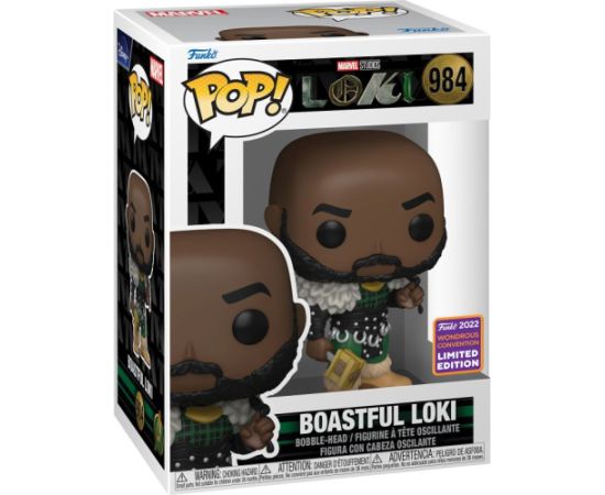 Funko Pop! Marvel: Loki - Boastful Loki (Convention Limited Edition) #984 Bobble-Head Vinyl Figure