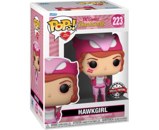 Funko Pop! Heroes: BC Awareness - DC Comics Bombshell Hawkgirl (Special Edition) #223 Vinyl Figure