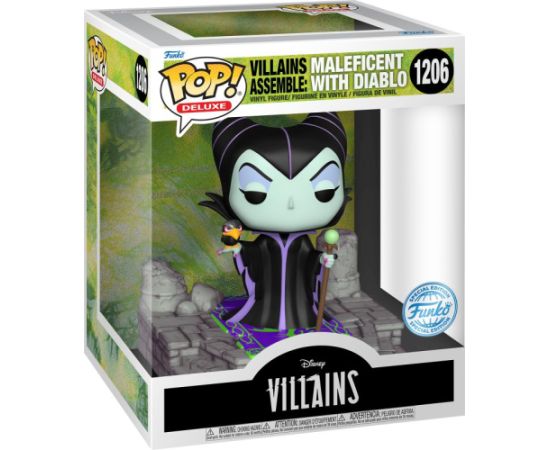 Funko Pop! Deluxe: Disney Villains - Assemble Maleficent with Diablo (Special Edition) #1206 Vinyl Figure