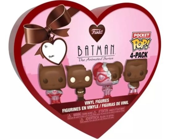 Funko Pocket Pop! 4-Pack: DC Batman The Animated Series - Valentiness Box Vinyl Figures