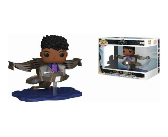 Funko Pop! Rides Super Deluxe: Marvel Black Panther Wakanda Forever - Shuri in Sunbird #110 Bobble-Head Vinyl Figure