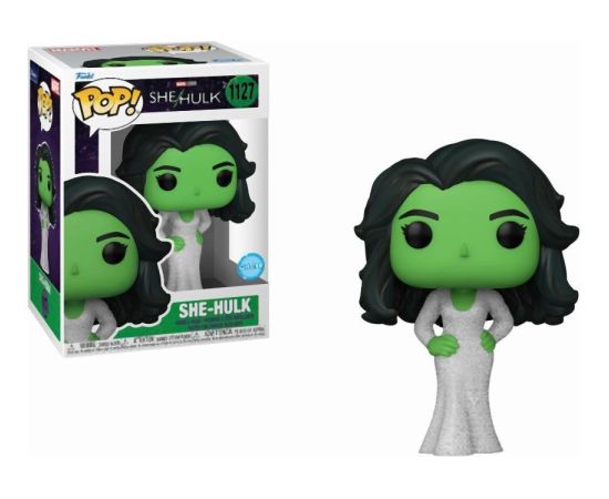 Funko Pop! Marvel: She-Hulk - She-Hulk (Glitter) #1127 Bobble-Head Vinyl Figure