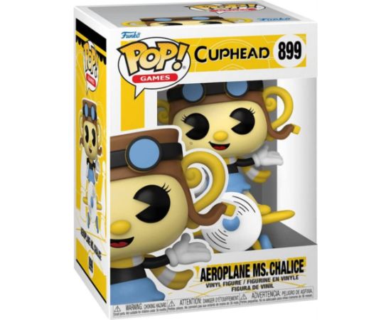 Funko Pop! Games: Cuphead - Aeroplane Ms. Chalice #899 Vinyl Figure