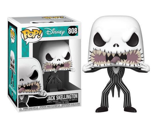 Funko Pop! Disney: Nightmare Before Christmas - Jack Skellington (Scary Face) #808 Vinyl Figure