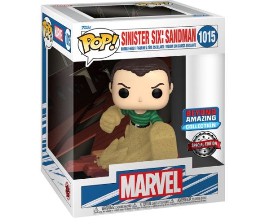 Funko Pop! Deluxe: Marvel Sinister Six: Sandman (Amazon Exclusive) #1015 Bobble-Head Vinyl Figure