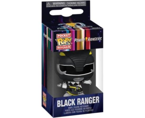 Funko Pocket Pop! Power Rangers - Black Ranger Vinyl Figure Keychain