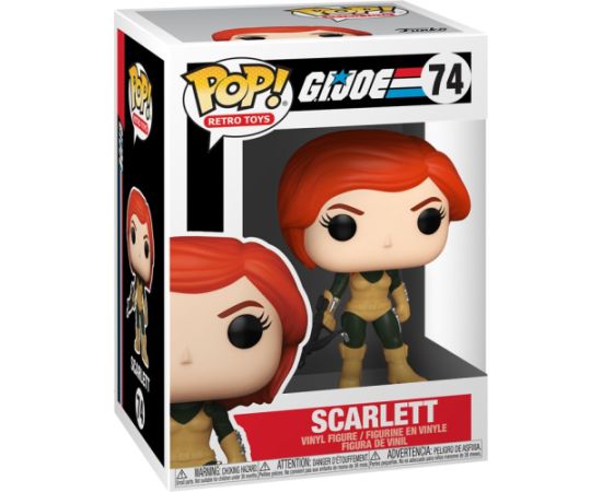 Funko Pop! Retro Toys: G.I. Joe - Scarlett #74 Vinyl Figure