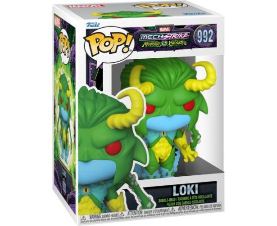 Funko Pop! Marvel: Mech Strike Monster Hunters - Loki #992 Bobble-Head Vinyl Figure