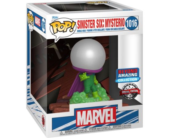 Funko Pop! Deluxe: Marvel Sinister Six: Mysterio (Amazon Exclusive) #1016 Bobble-Head Vinyl Figure