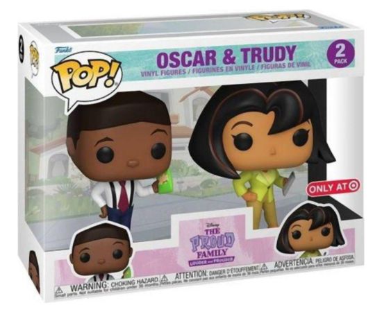 Funko Pop! 2-Pack Disney: The Proud Family Louder  Prouder - Oscar  Trudy (Special Edition) Vinyl Figures