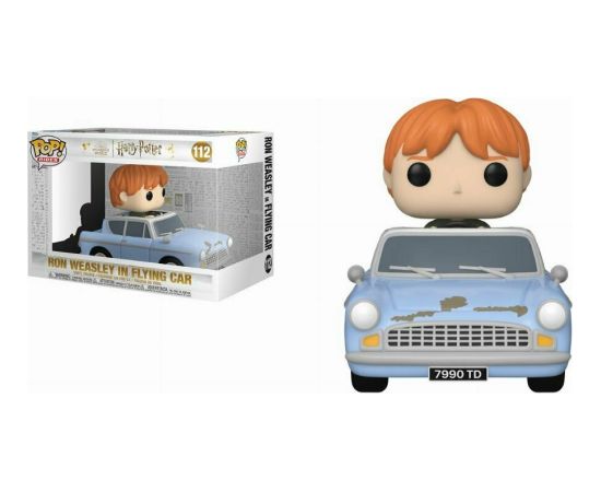 Funko Pop! Rides Super Deluxe: Harry Potter Chamber of Secrets Anniversary 20th - Ron Weasley in Flying Car #112 Vinyl Figure