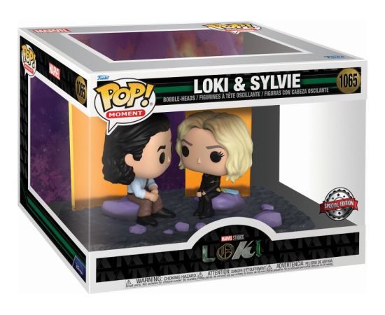 Funko Pop! Moments: Marvel Loki - Loki  Sylvie (Special Edition) #1065 Bobble-Head Vinyl Figures