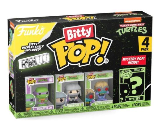 Funko Bitty Pop! 4-Pack: Teenage Mutant Ninja Turtles - Donatello Vinyl Figures