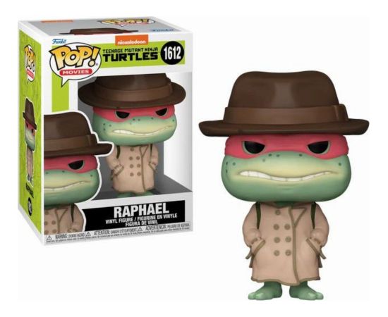 Funko Pop! Movies: Teenage Mutant Ninja Turtles - Raphael with Coat  Hat #1612 Vinyl Figure