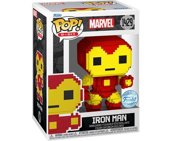 Funko Pop! 8-Bit: Marvel - Iron Man (Special Edition) #1429 Bobble-Head Vinyl Figure