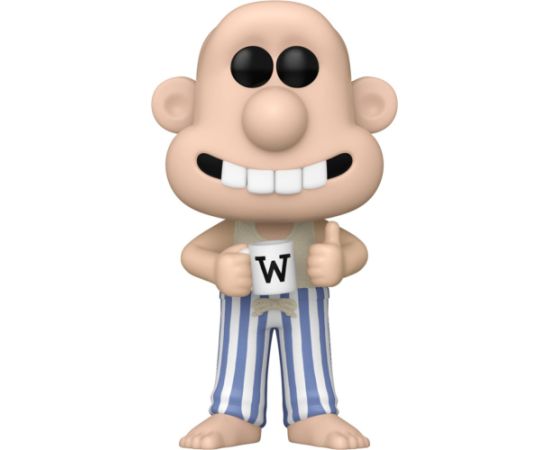 Funko Pop! Animation: Wallace  Gromit - Wallace (in Pajamas) #1744 Vinyl Figure