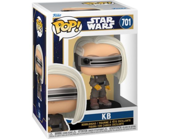 Funko Pop! Star Wars: Skeleton Crew - KB #701 Bobble-Head Vinyl Figure